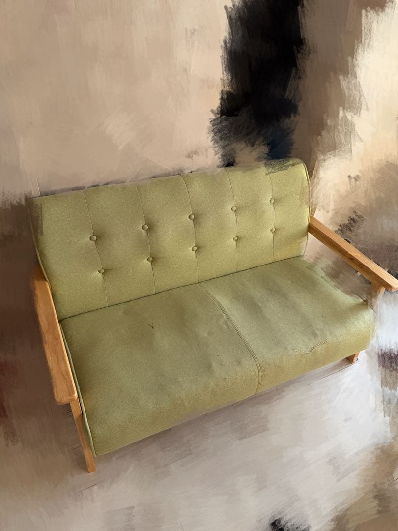 RENT 2人掛け ローソファーにも 二人掛け レトロモダン 北欧インテリア