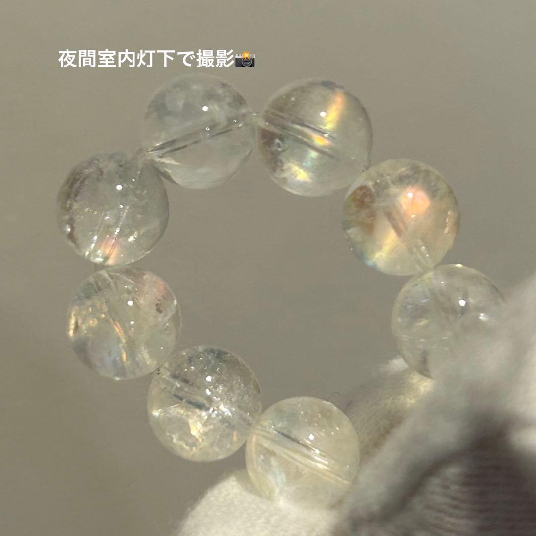 さ*い様 【新品未使用】マダガスカル産　レインボームーンストーン8mm 内径15