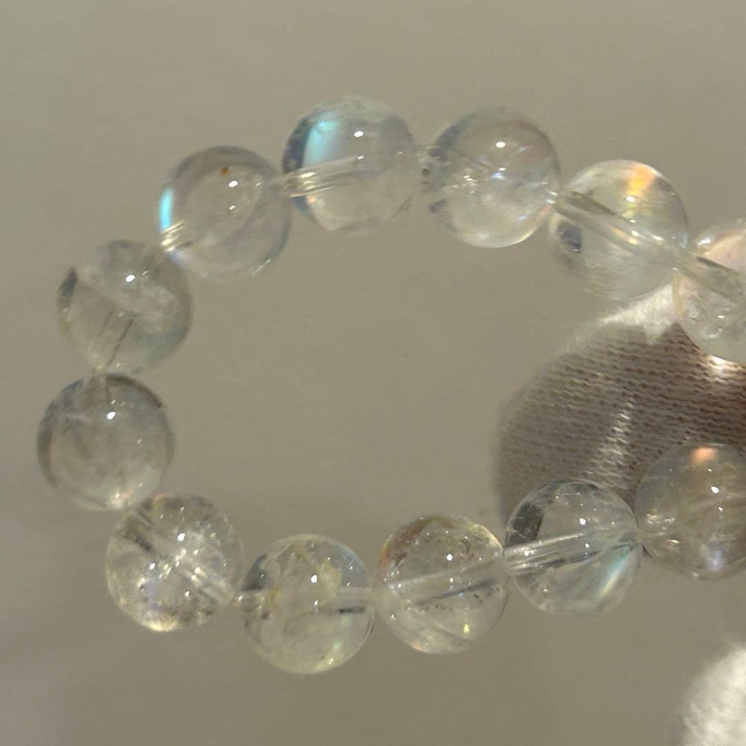 さ*い様 【新品未使用】マダガスカル産　レインボームーンストーン8mm 内径15