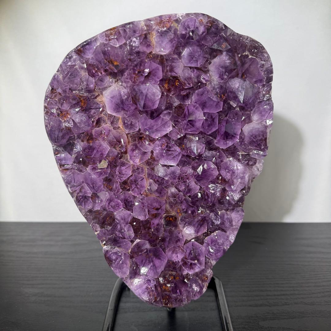 天然石タイチンルチルクォーツ共生アメジストの原石　置物　鉱物NO.101502