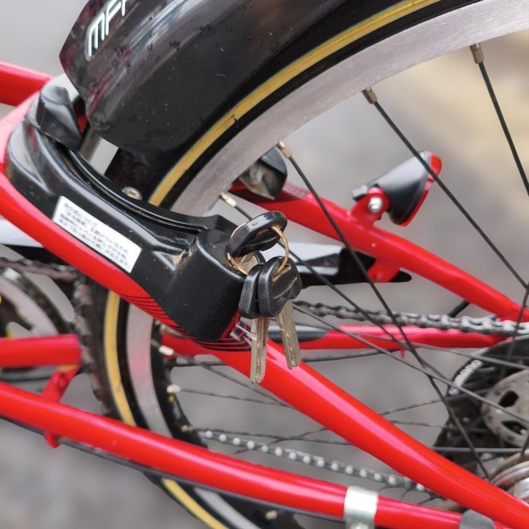 topo様限定★直接受渡★BRIDGESTONE キッズサイクル 赤 24インチ