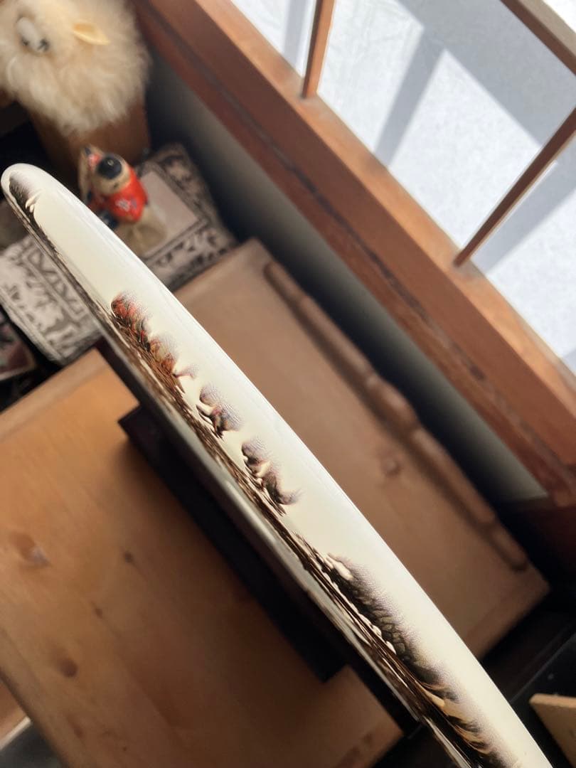 アフガニスタン白玉「松鶴延年」　東京書芸館購入品