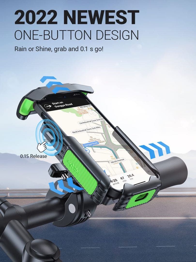 自転車用携帯電話マウント オートバイ用携帯電話マウント バイク電話ホルダー