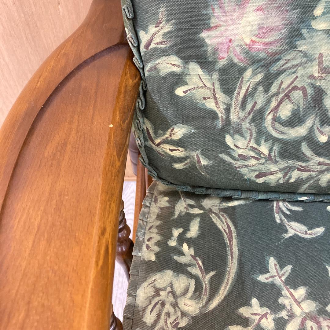 【カリモク】コロニアル アームチェア　1人掛けソファ B