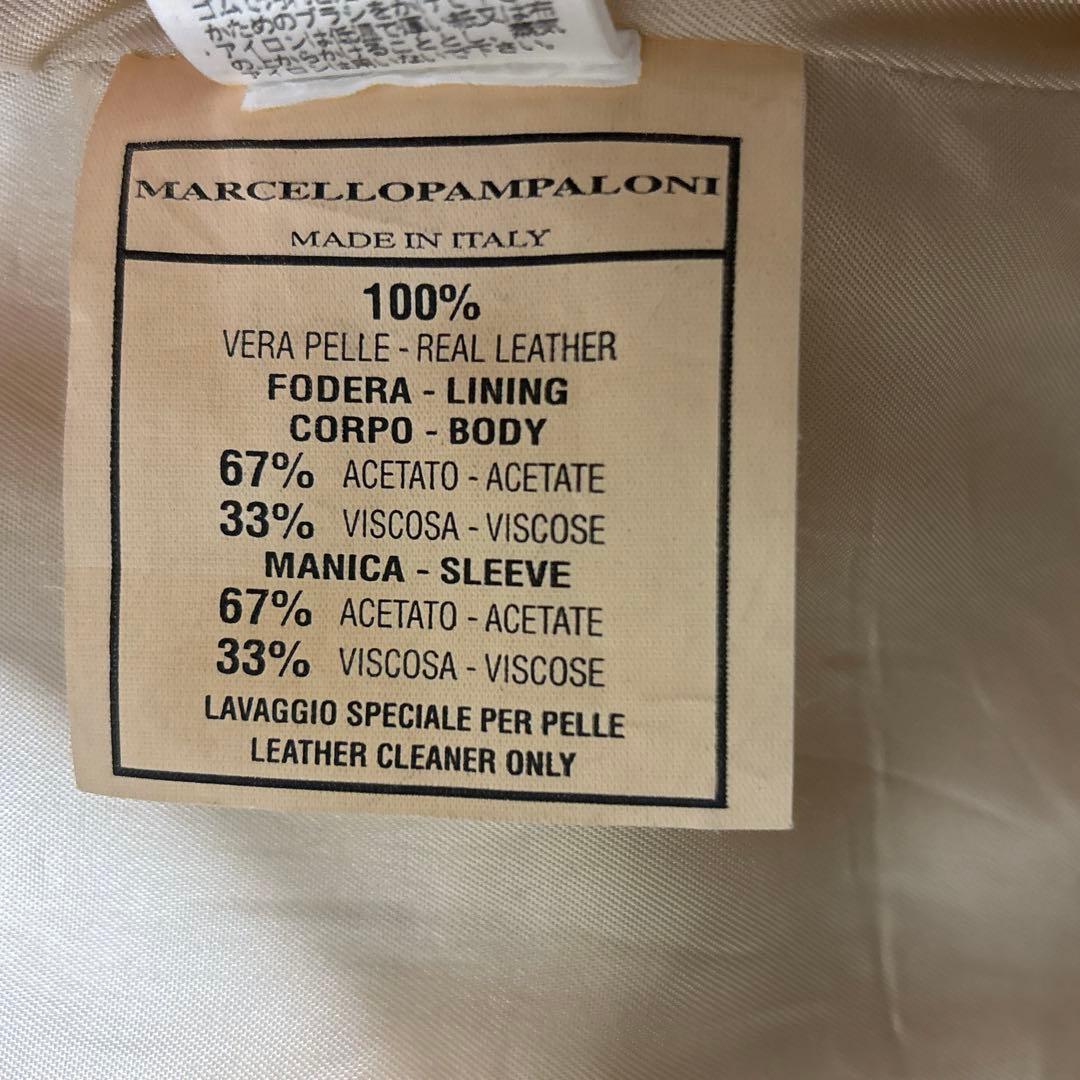 希少カラー Y2k GARRETT leather coat イタリア製 牛羊