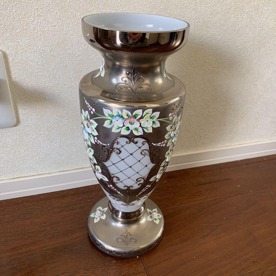 希少　ボヘミア　花瓶