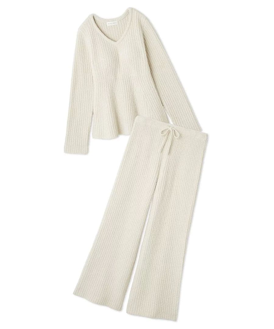 2025AW スナイデルホーム　ペプラムニットセットアップ