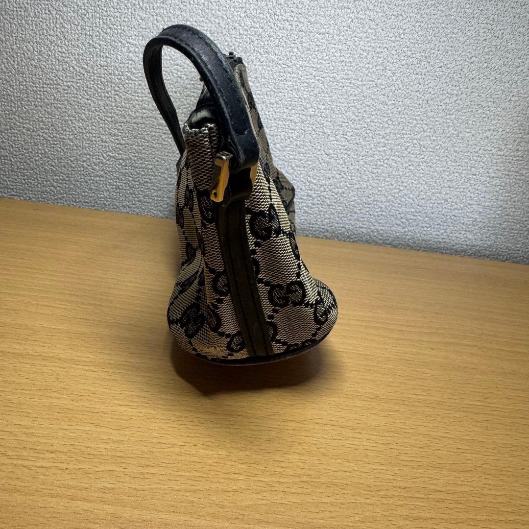 G1692 GUCCI グッチ アクセサリーポーチ ハンドバッグ GGキャンバス