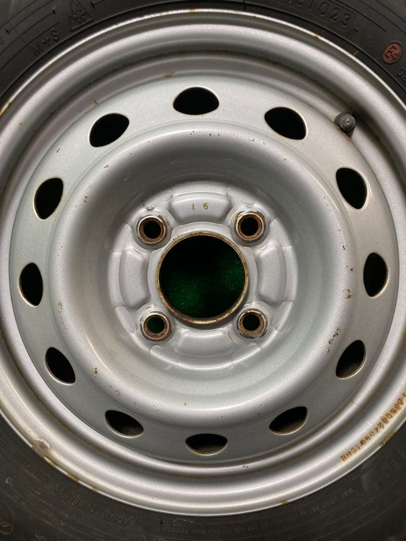 YOKOHAMA 145/80R13 スタッドレスタイヤ、鉄ホイール付き4本！