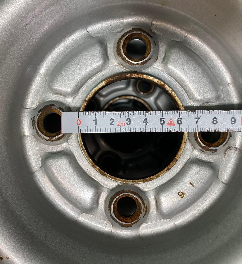 YOKOHAMA 145/80R13 スタッドレスタイヤ、鉄ホイール付き4本！