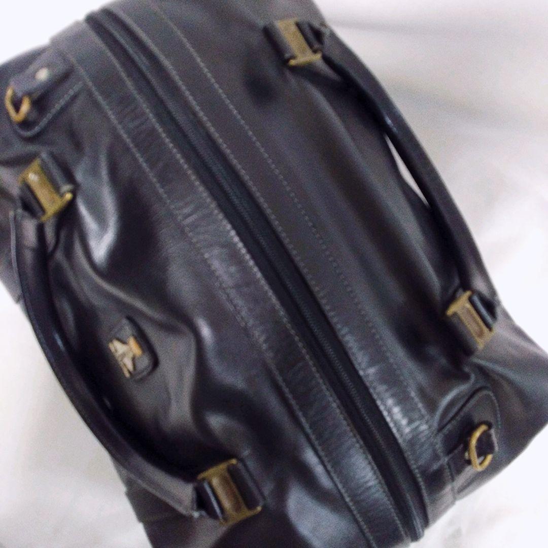 【希少】Burberry バーバリー　ボストンバッグ　ノバチェック　黒　大容量