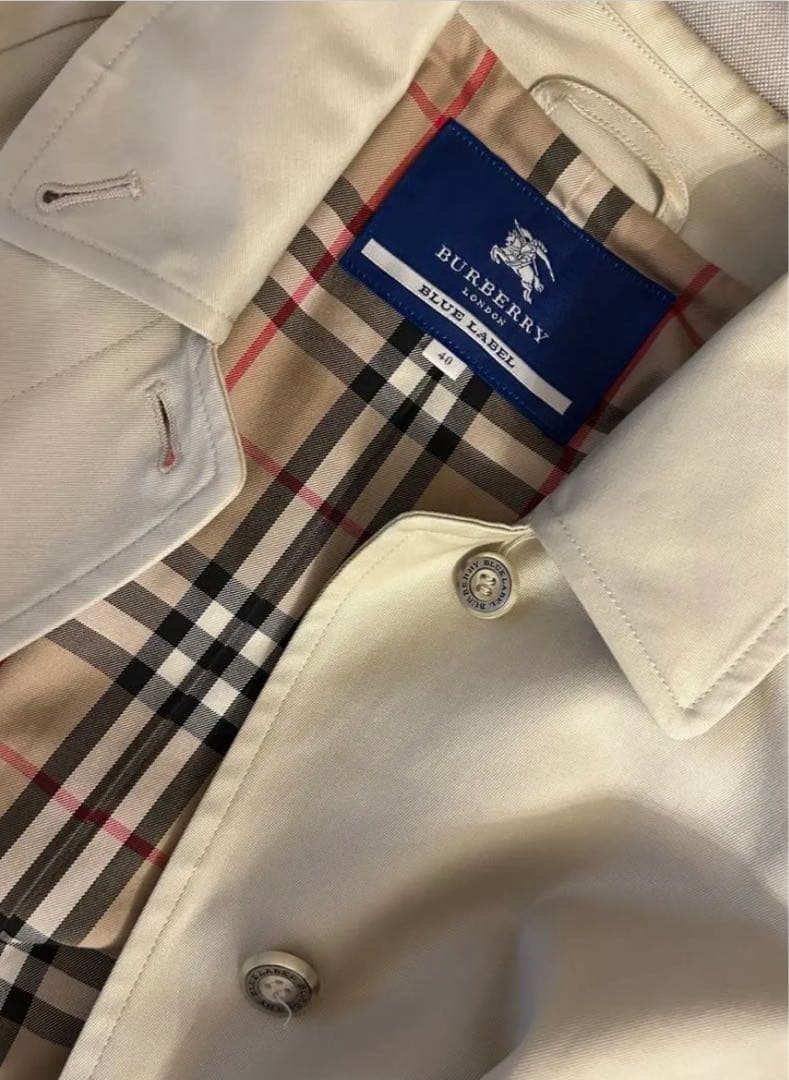 【値下げしました】BURBERRY トレンチコート L ブルーレーベル