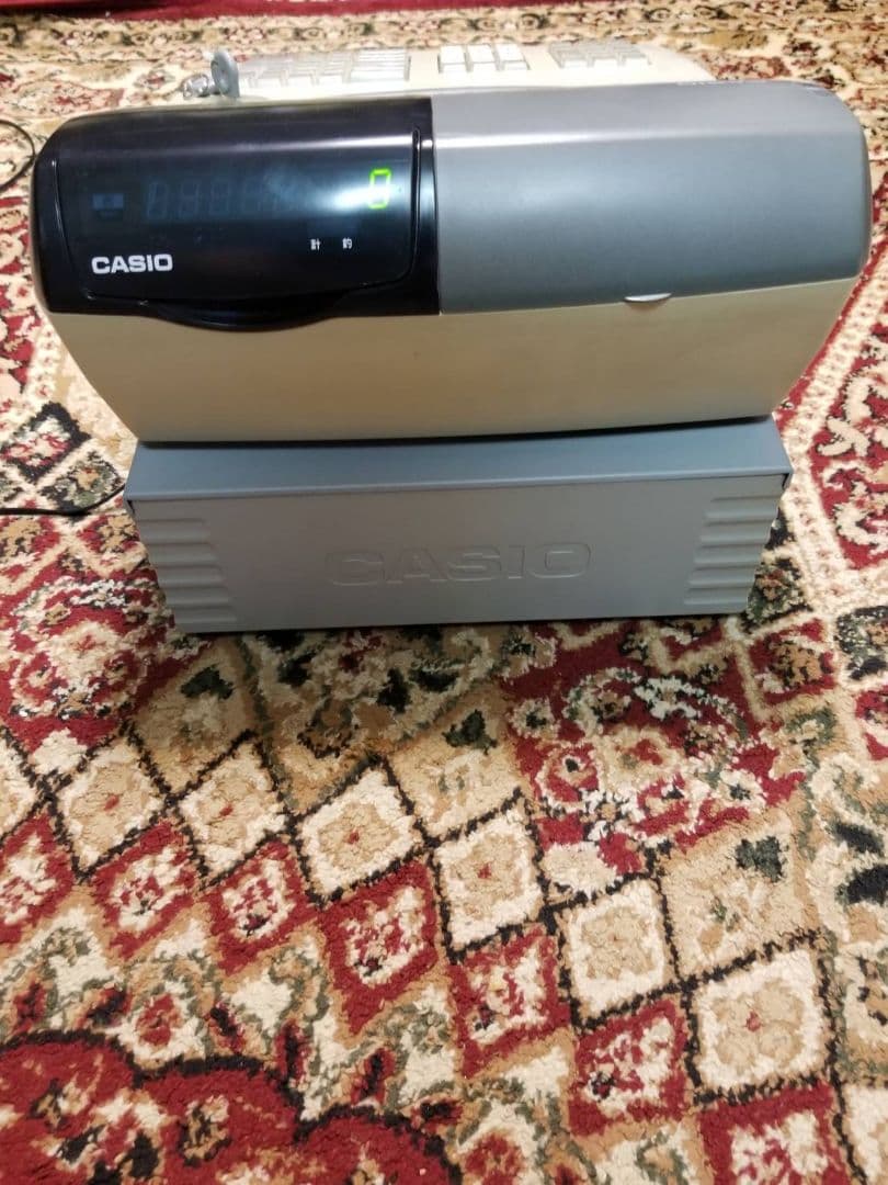 CASIOカシオ電子レジスター中古格安TE-2100説明書付き