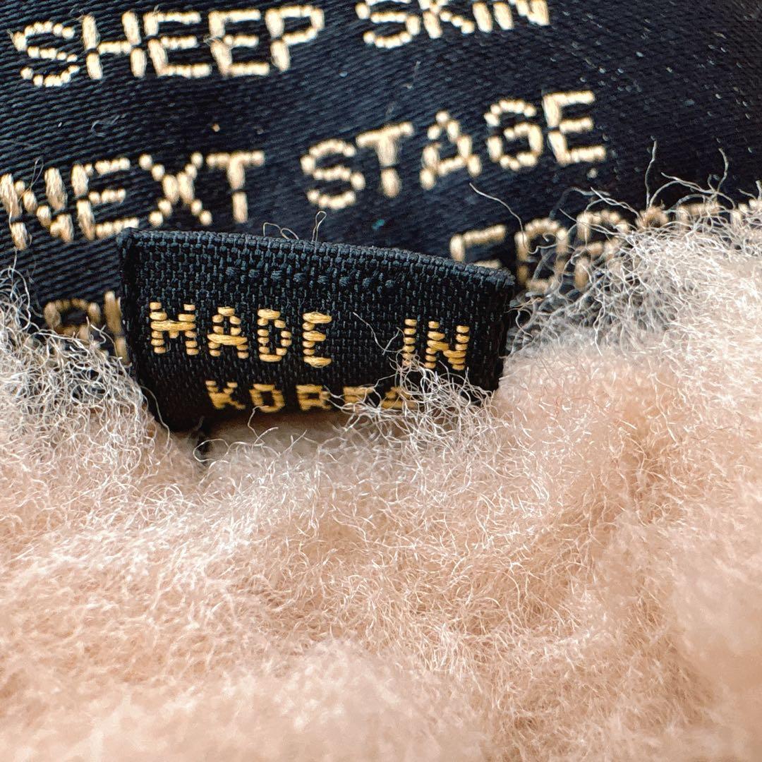 B-3 ムートンジャケット L 羊革 シープスキン フライトジャケット