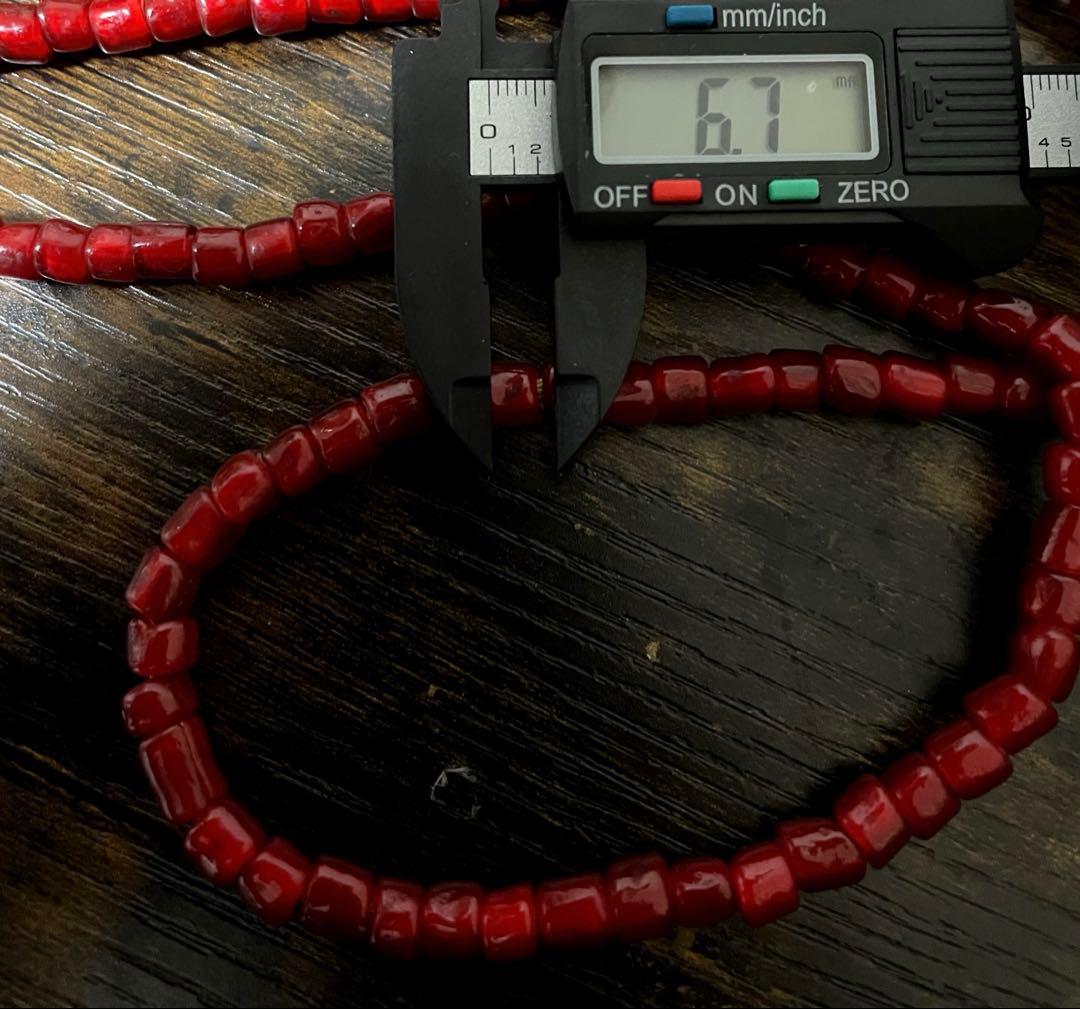 ★激レア★強血赤★ビンテージホワイトハーツ★インディアンジュエリー★アンティーク