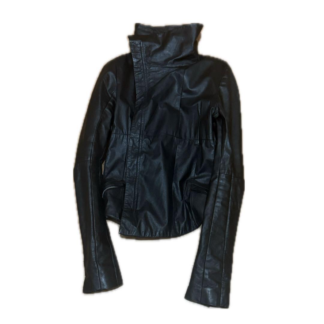 ジャケット・アウター 00s ekam leather jacket japanese label