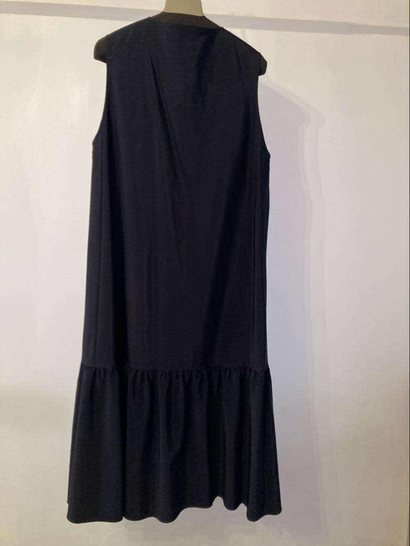 タグ付美品レリアン9号 ストレッチジャンパースカート　ネイビー