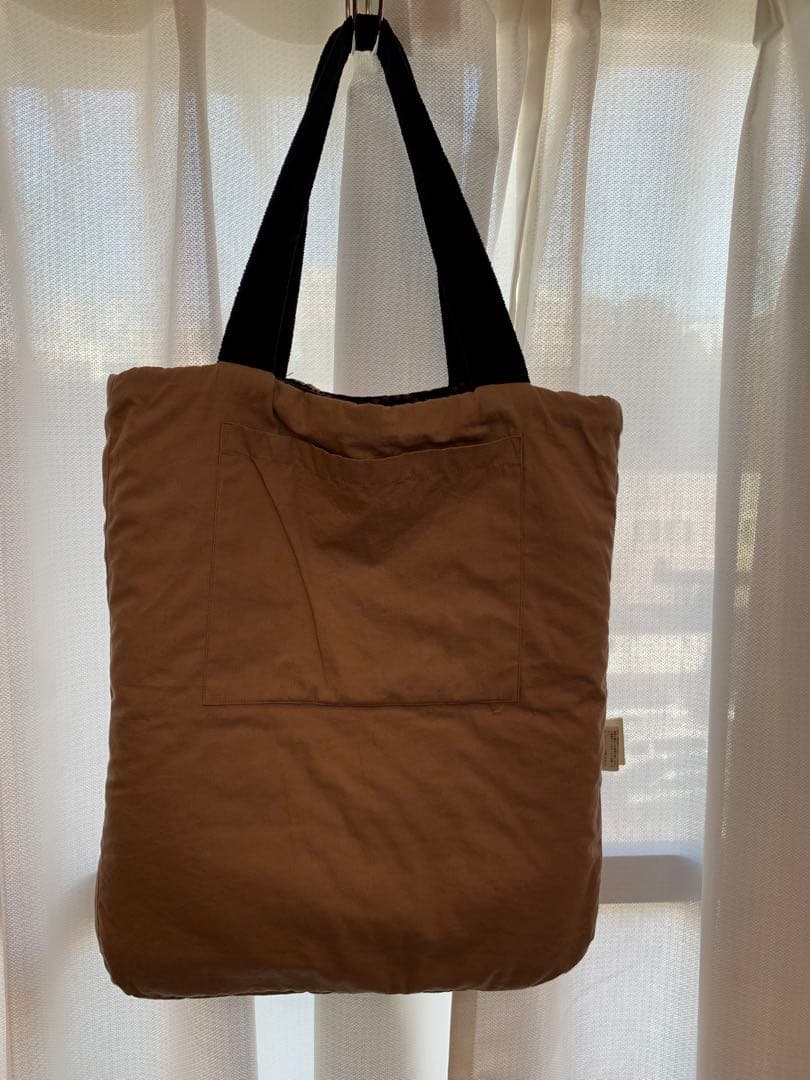 ミナペルホネン　トートバッグ　ネイビー／ピンク　タンバリン　ka9356