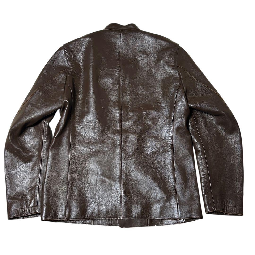 極美品　WORK NOT WORK スタンドカラー　ホースレザージャケット　M