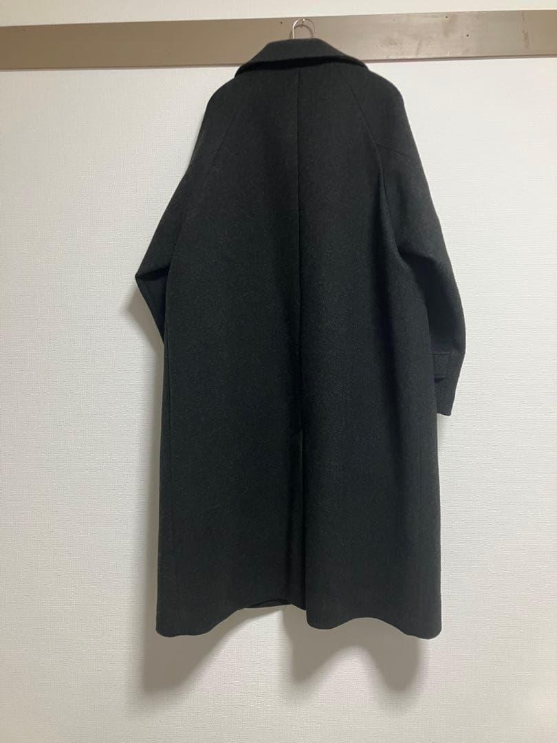 ジャケット・アウター Tech Melton Loose Soutien Collar Coat