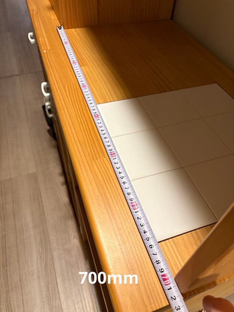 ※10/19まで、お値引き相談可※モモナチュラル 木製食器棚