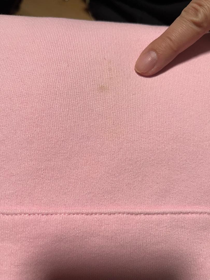 Supreme ピンク フード付きパーカー