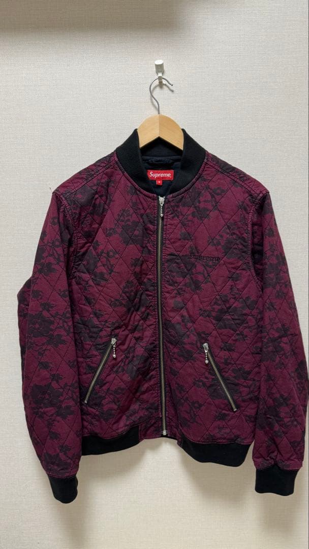 ジャケット・アウター supreme Quilted Lace Bomber Jacket
