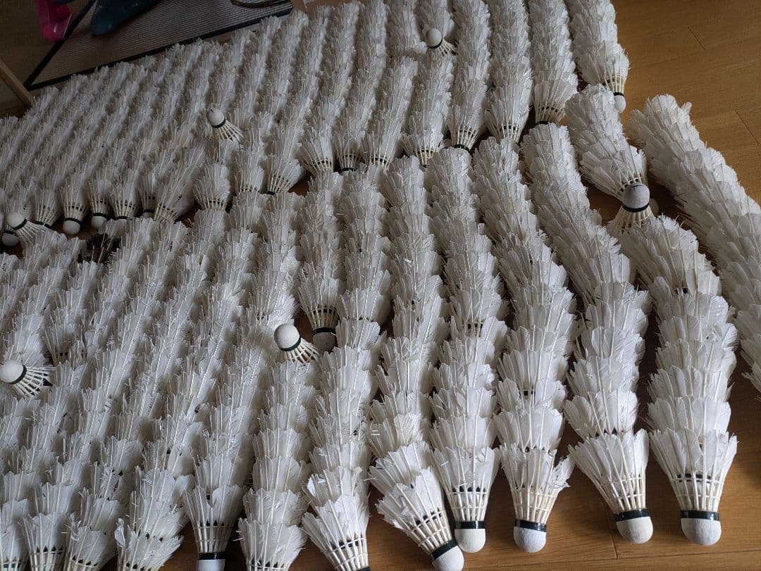 バドミントンの羽根845個！シャトル中古　野球の練習などに