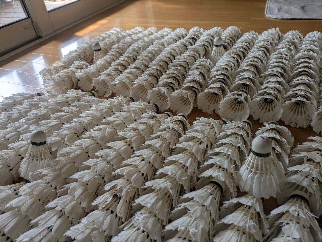 バドミントンの羽根845個！シャトル中古　野球の練習などに