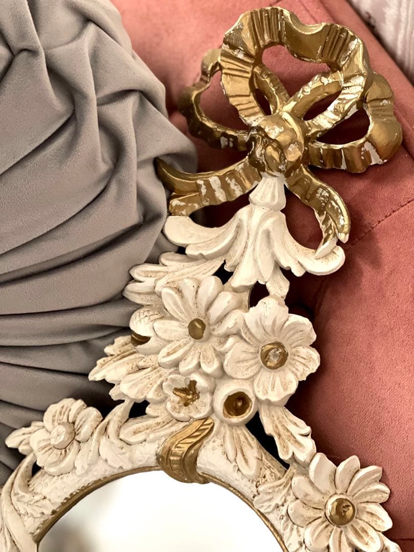 イタリア製 鏡 ミラー コンソール付