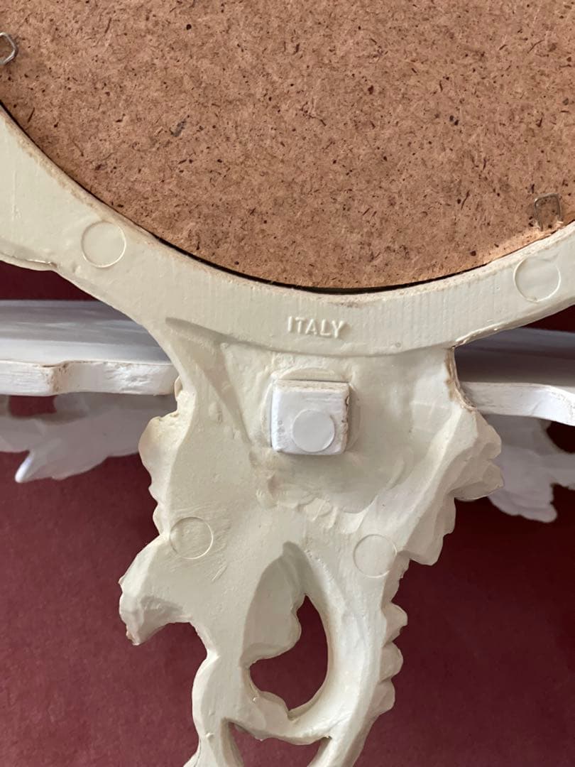 イタリア製 鏡 ミラー コンソール付