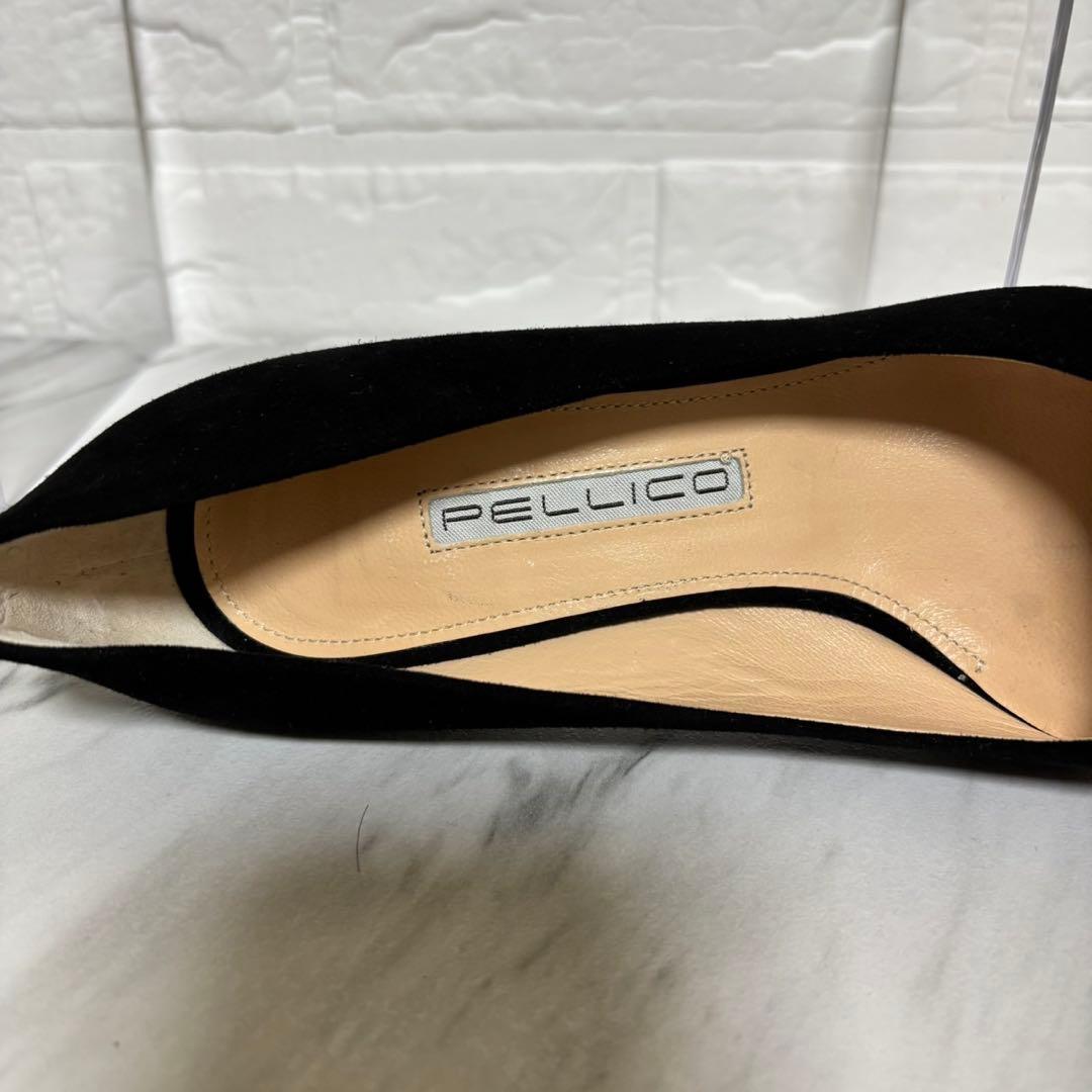 【未使用】 PELLICO ペリーコ ブラック スエード パンプス ハイヒール