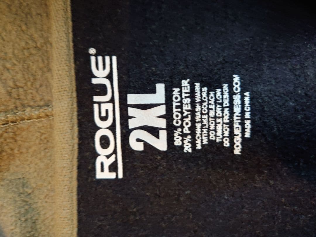 ROGUE roguefitness 2XL ブラック/迷彩 パーカー