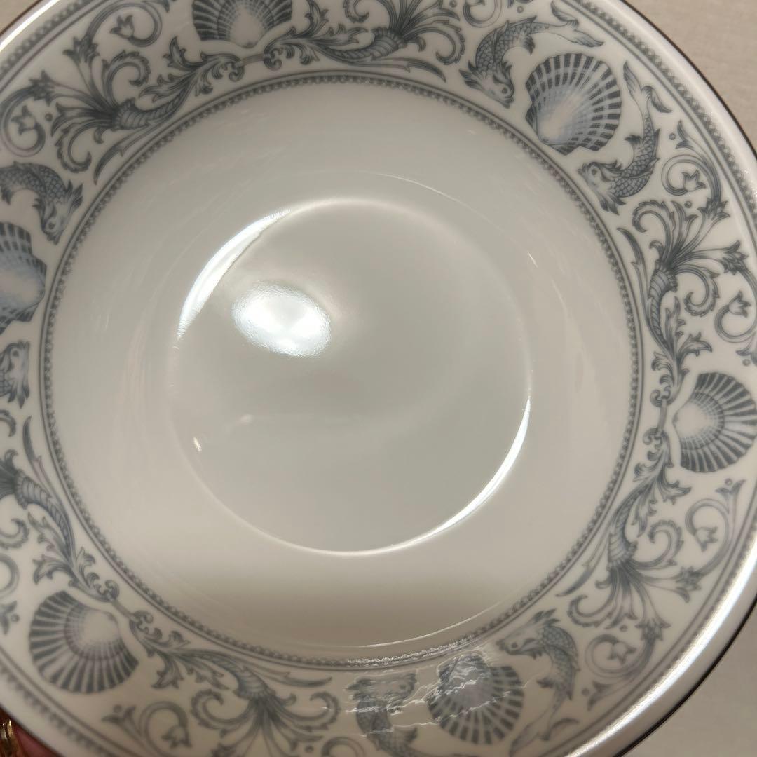 ウェッジウッド　ドルフィン　ホワイト　サラダボウル　デザートプレート