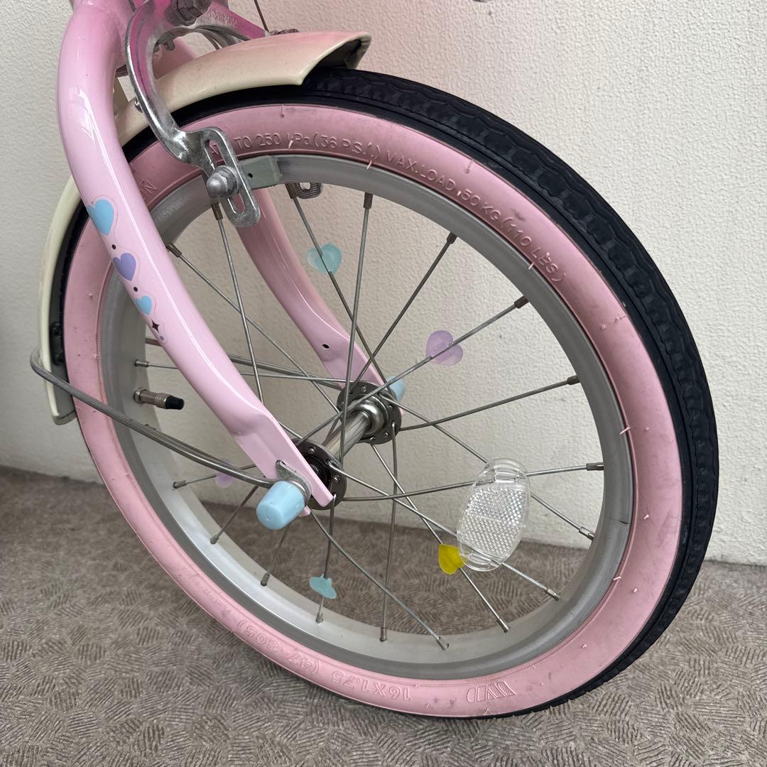 【室内保管】16インチ ides ディズニープリンセス 自転車 【直接引渡】
