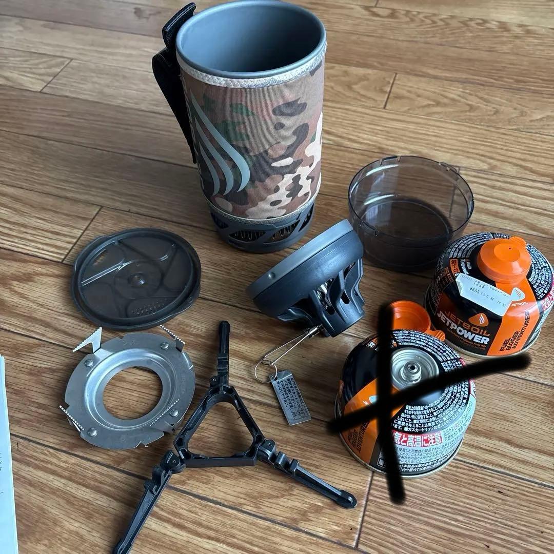 JETBOIL フラッシュ　カモ　アウトドア　バーナー
