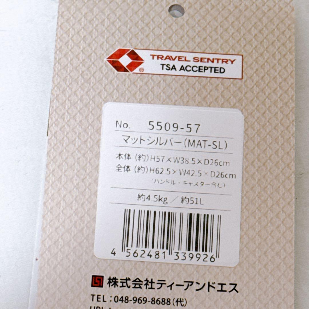 【美品】LEGEND WALKER キャリーバッグ GRACE マットシルバー