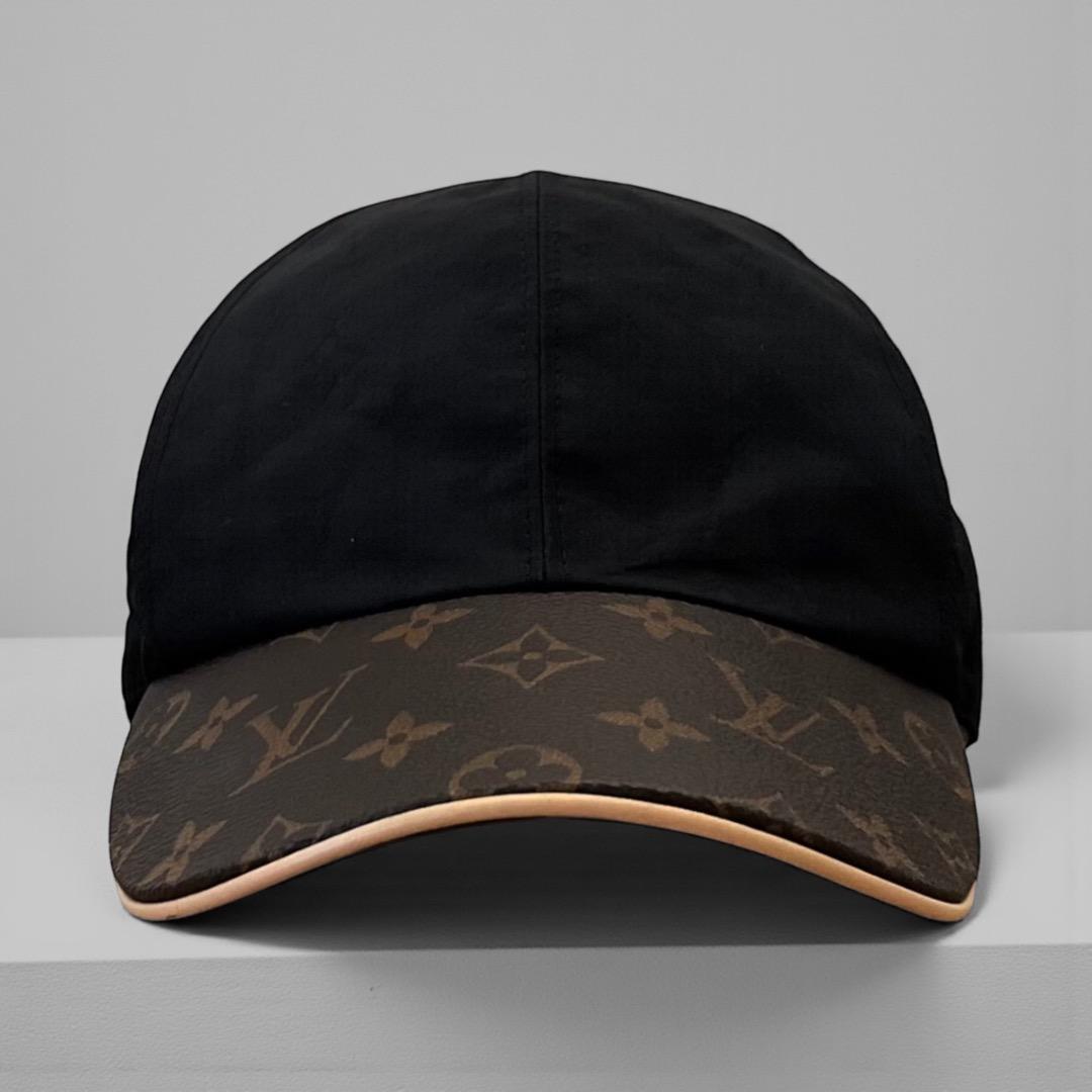 美品 ルイヴィトン キャップ LV ゲットレディー ブラック モノグラム 帽子