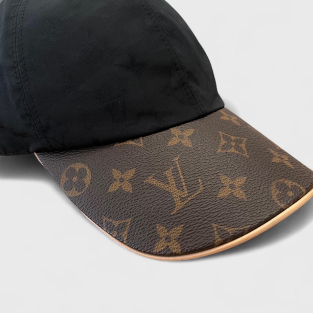 美品 ルイヴィトン キャップ LV ゲットレディー ブラック モノグラム 帽子