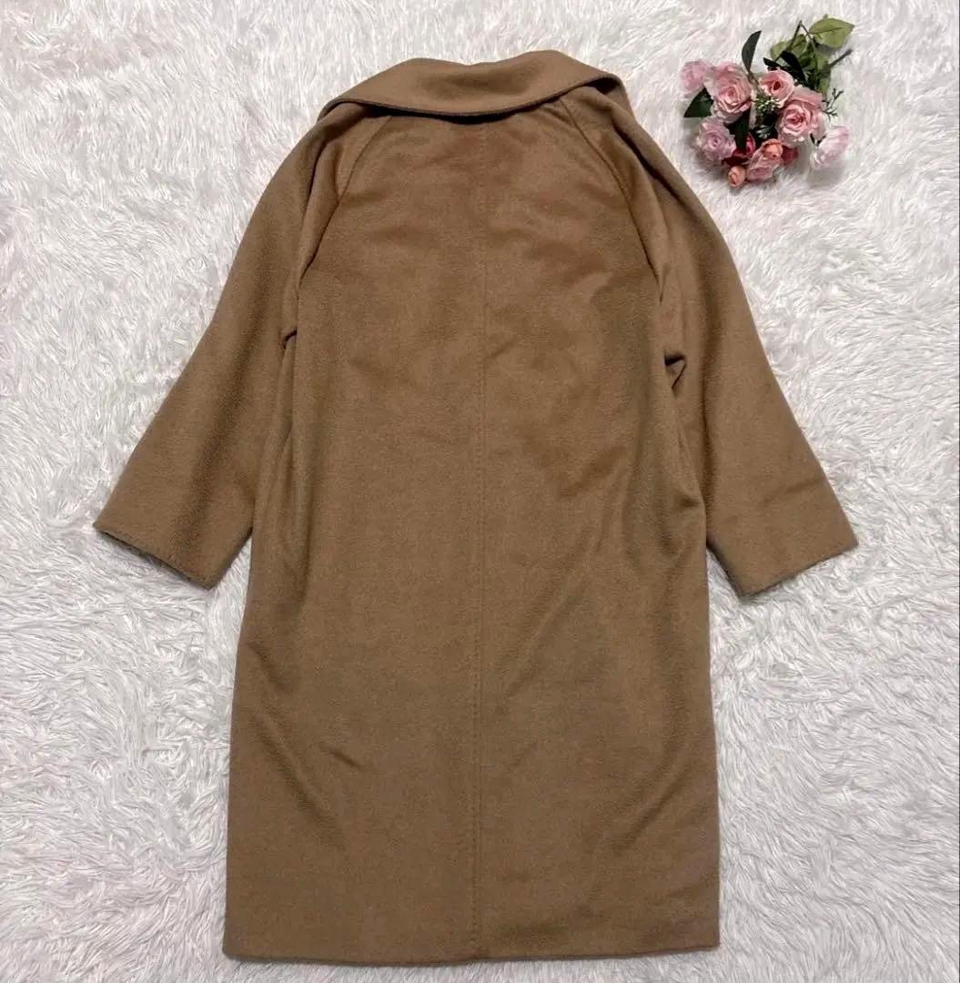 Max Mara 白タグ キャメル100% ロング チェスターコート 36