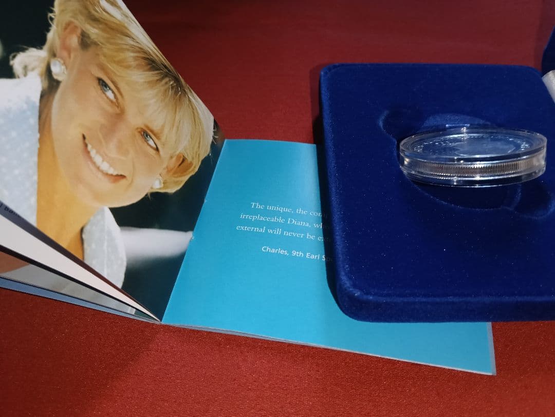 【会員限定版】英国 イギリス ダイアナ妃 追悼 5ポンド プルーフ 銀貨