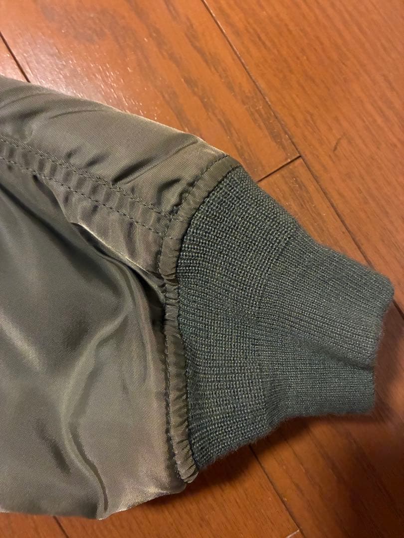 AVIREX バックロゴ N-2B エコファーモデル フライトジャケット L