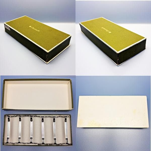 クリストフル ヴァンドーム アルカンシア ナイフレスト 6本セット 箸置き 仏製