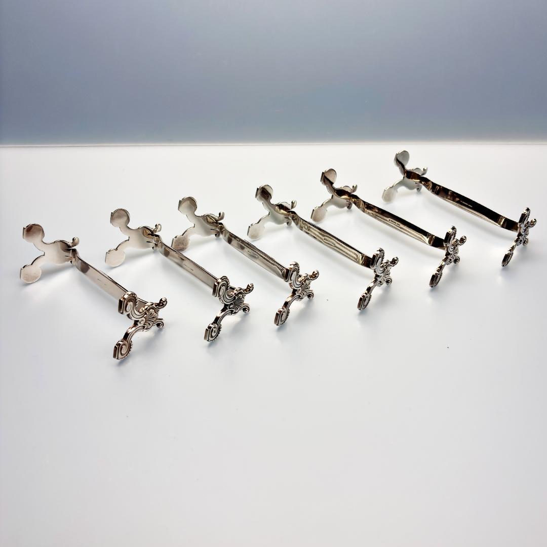 クリストフル ヴァンドーム アルカンシア ナイフレスト 6本セット 箸置き 仏製