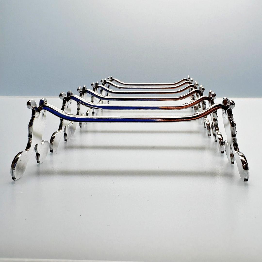 クリストフル ヴァンドーム アルカンシア ナイフレスト 6本セット 箸置き 仏製