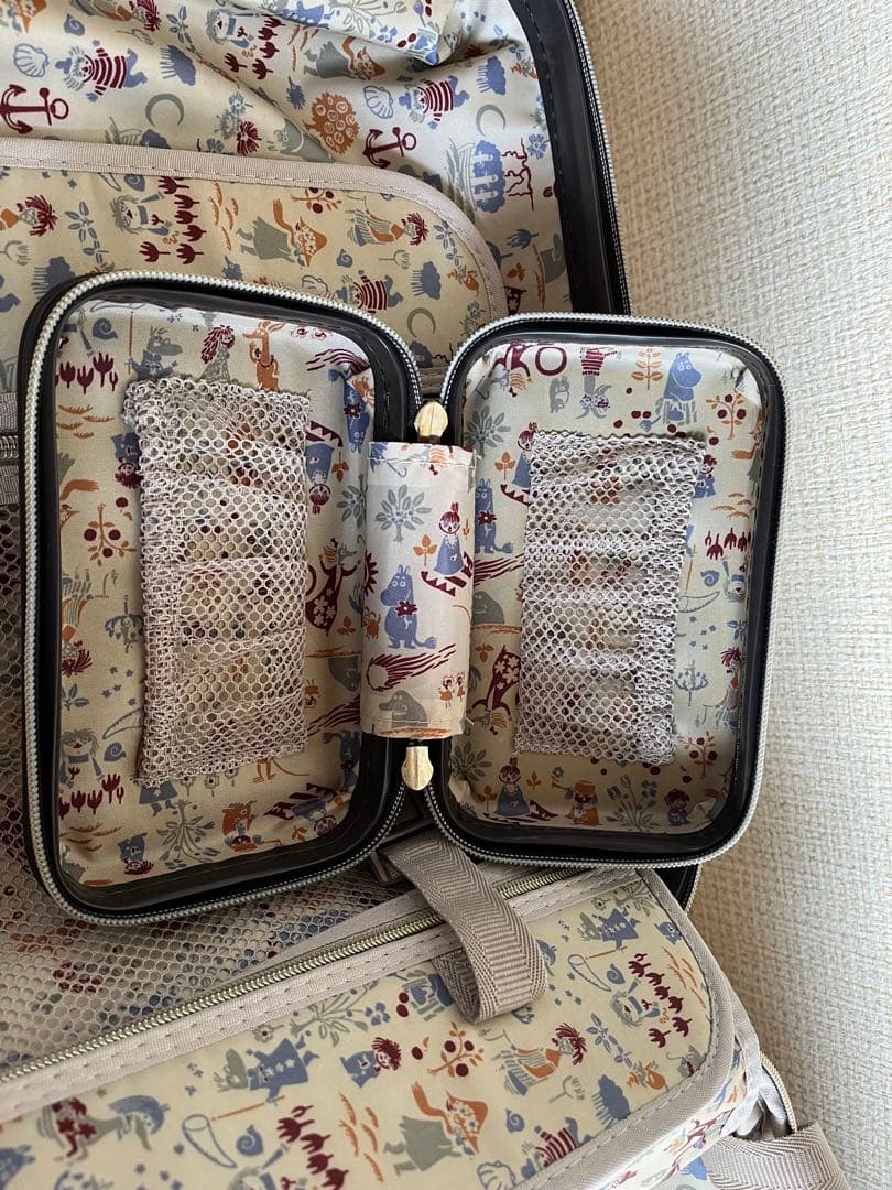 キャリーケース MOOMIN ムーミン リトルミイ スーツケース 拡張機能 53