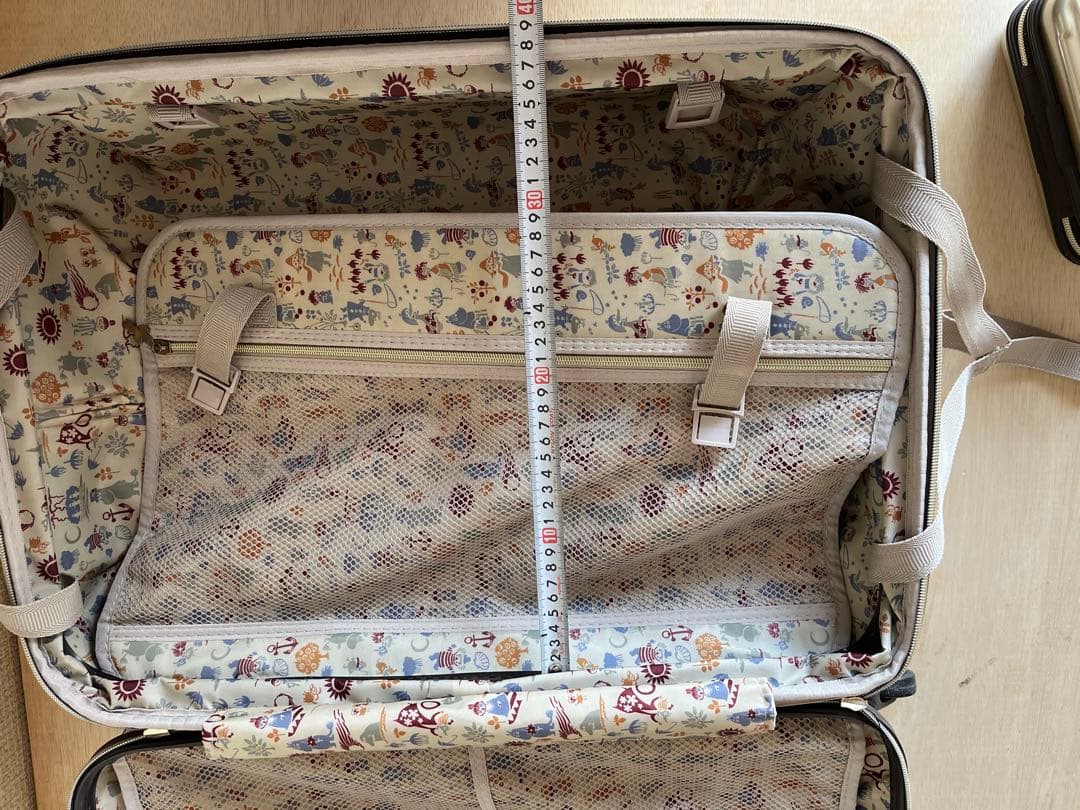 キャリーケース MOOMIN ムーミン リトルミイ スーツケース 拡張機能 53