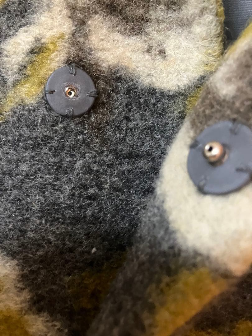 プランテーション　ウール混　花柄コート