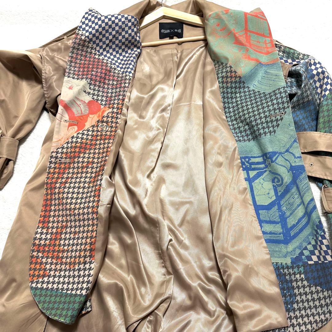 極美品　JnylonStudios × 敦煌　トレンチコート　　ドッキング
