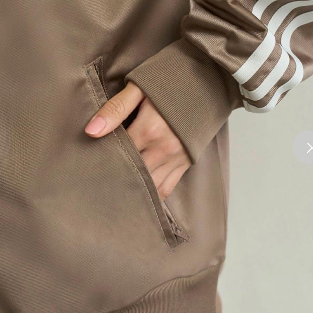 新品XL⭐️adidas スナイデル トラックジャケット モカブラウン×ホワイト